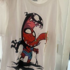 Spider man & venom marvel tshirts